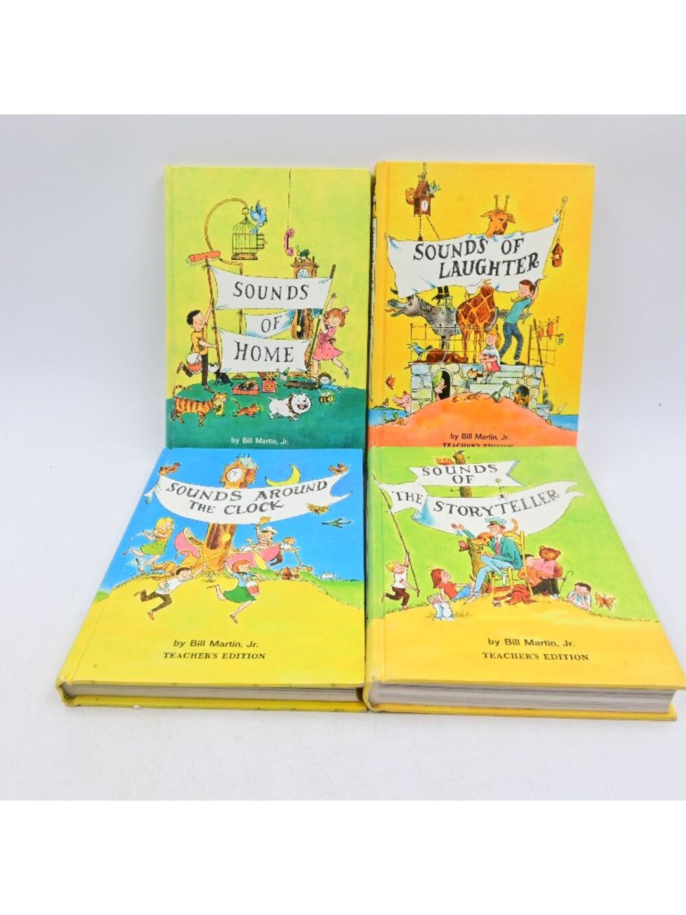 Bill Martin Jr Sounds of Language Kids Book Lot of 4 Teacher Edition Vintage